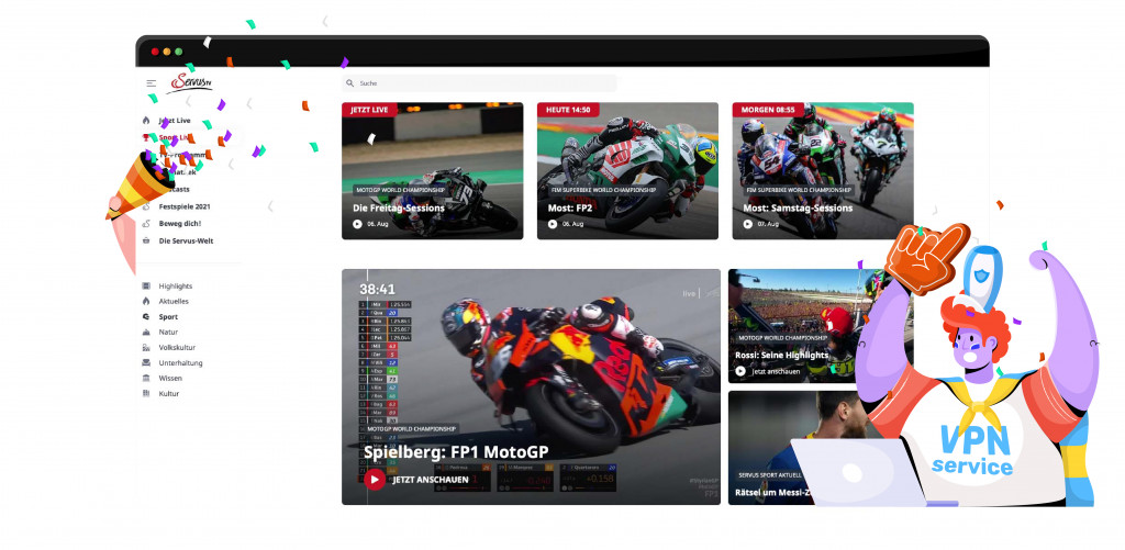 Servus TV trasmette gratuitamente la MotoGP in streaming