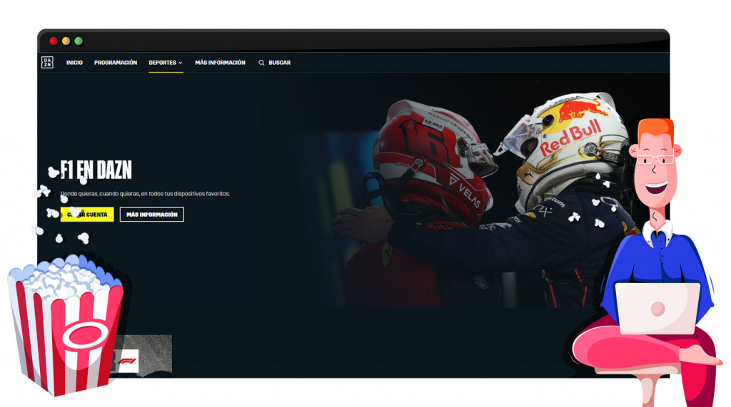 Fórmula 1 en streaming en DAZN