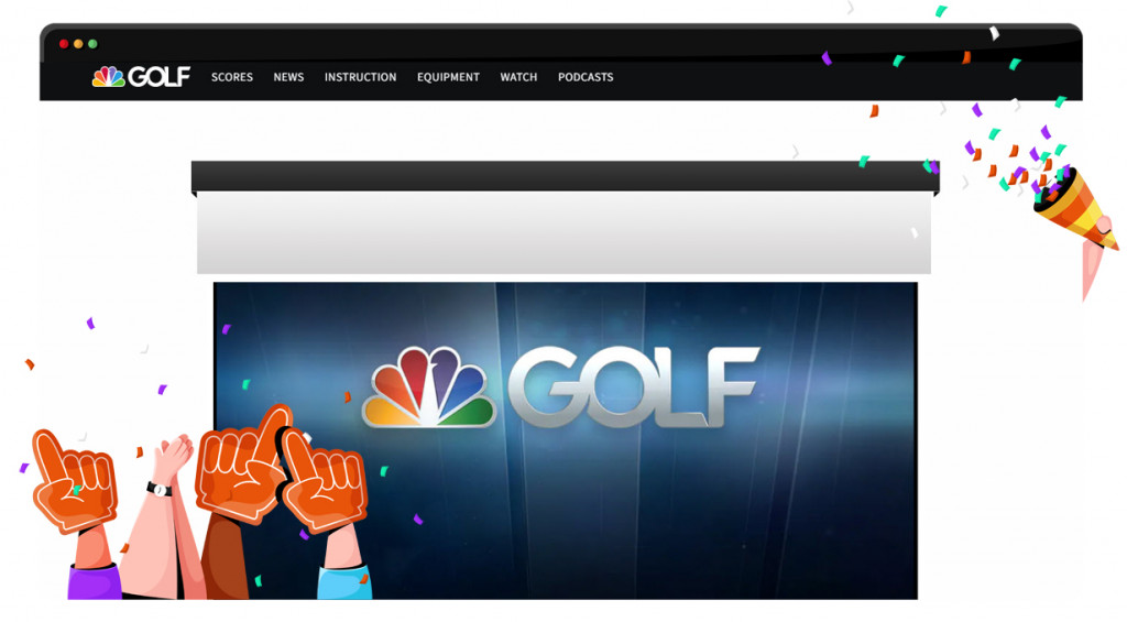 Golf streaming on NBC