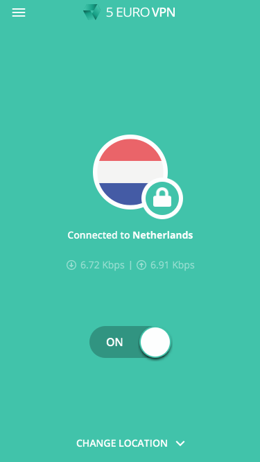 5 Euro VPN uygulaması bağlandı
