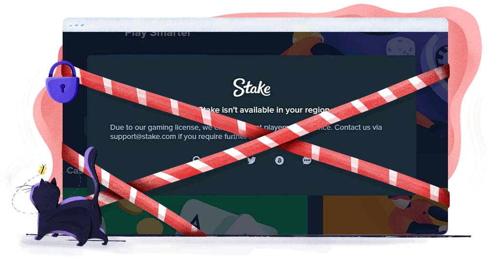 Stake Casino n'est pas disponible en France