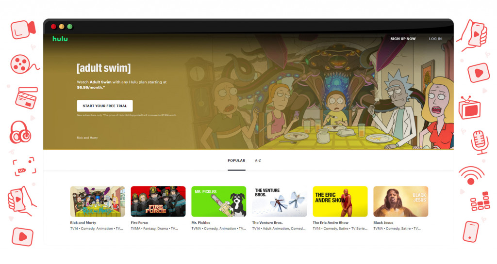 Adult Swim in streaming su Hulu
