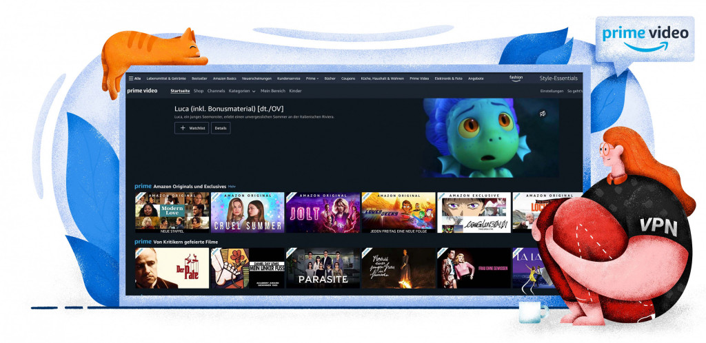 Amazon Prime Video streamt Filme und TV-Sendungen