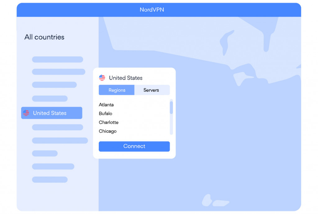 Amerikaanse IP krijgen met NordVPV