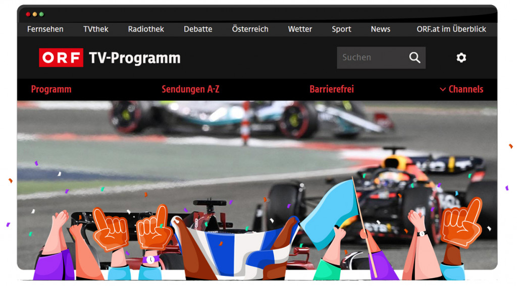 Australian GP streaming for free on ORF 1