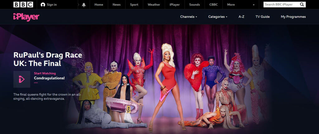 Free streaming service BBC iPlayer