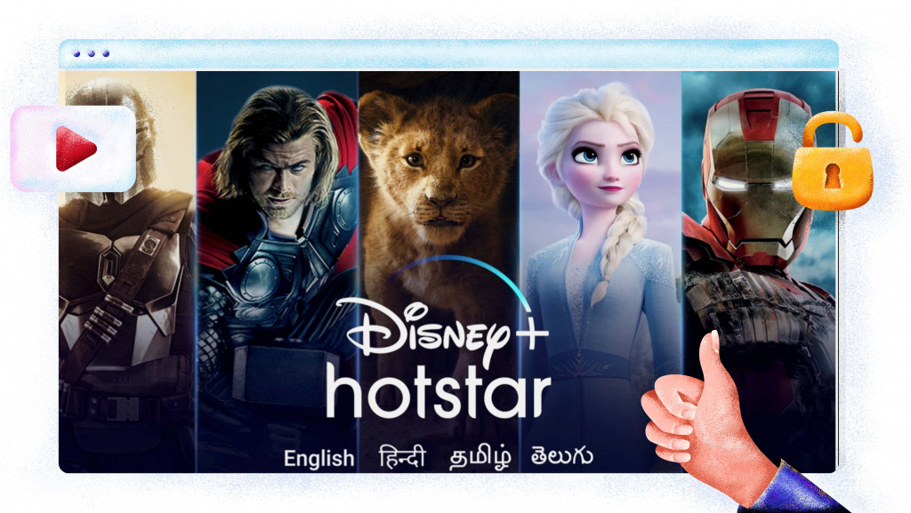 Disney+ Hotstar for streaming Bollywood and Hollywood movies