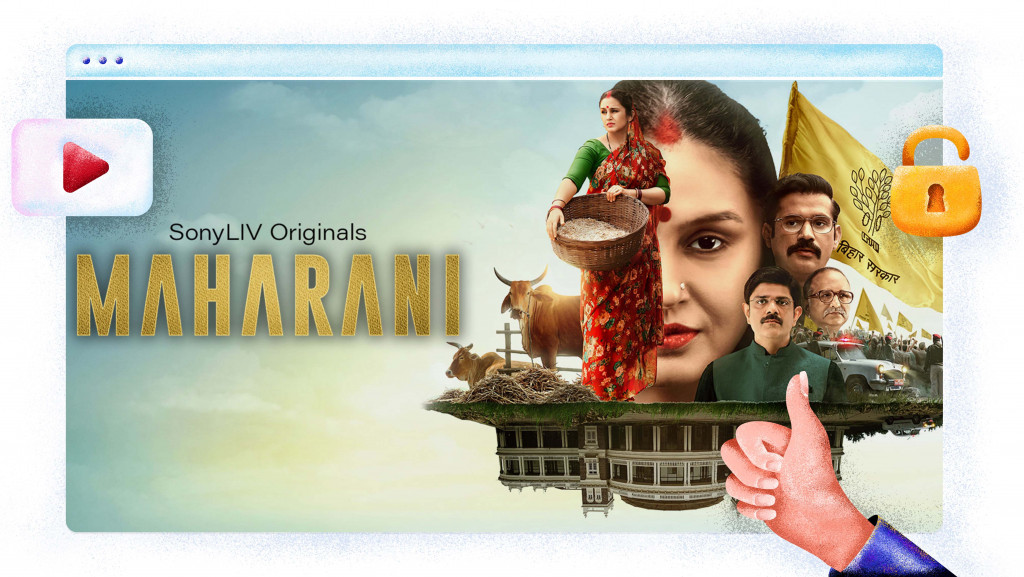 Maharani streaming on SonyLIV