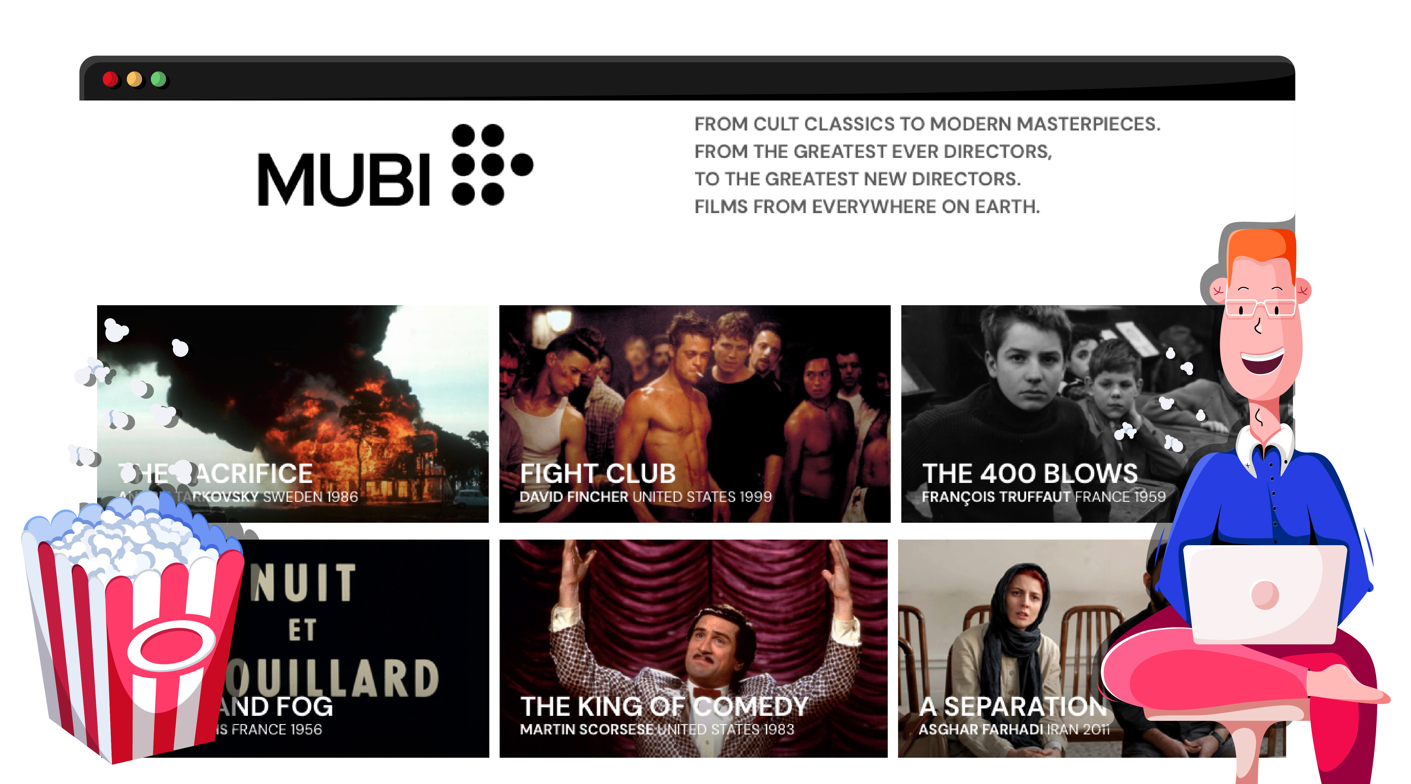 Servizio di streaming Mubi