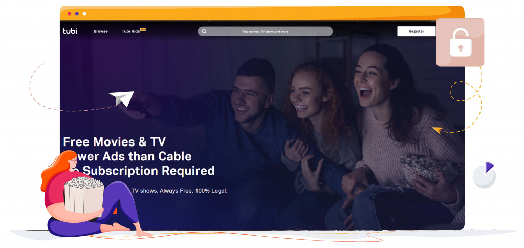 Tubi TV plateforme de streaming gratuit
