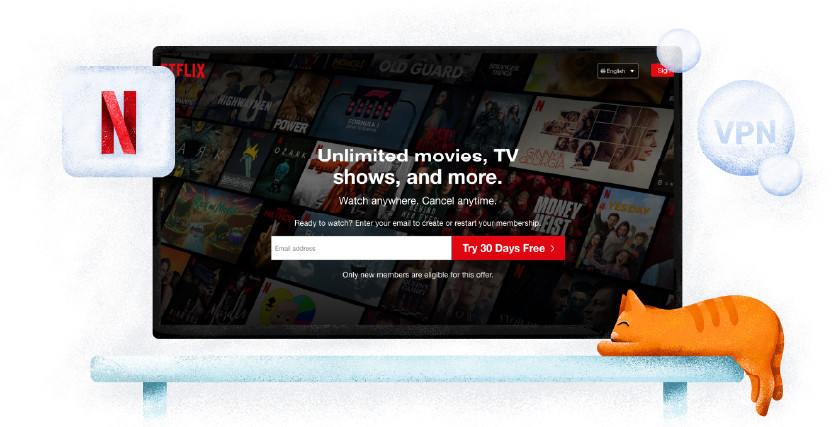 Netflix-streamingdienst in Nederland