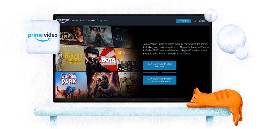 Servizio di streaming online Amazon Prime Video