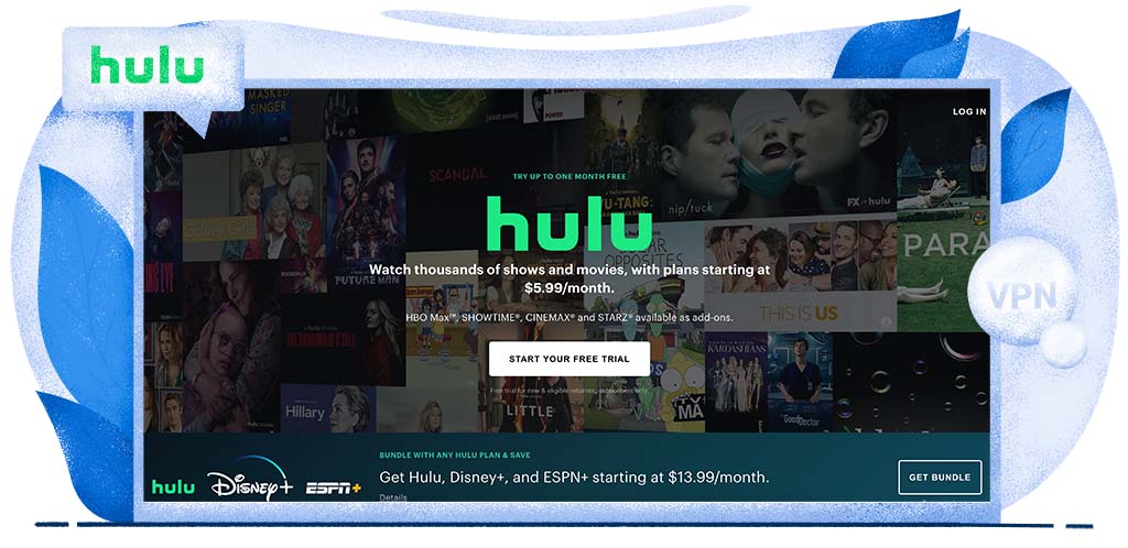 Hulu streaming platform in America