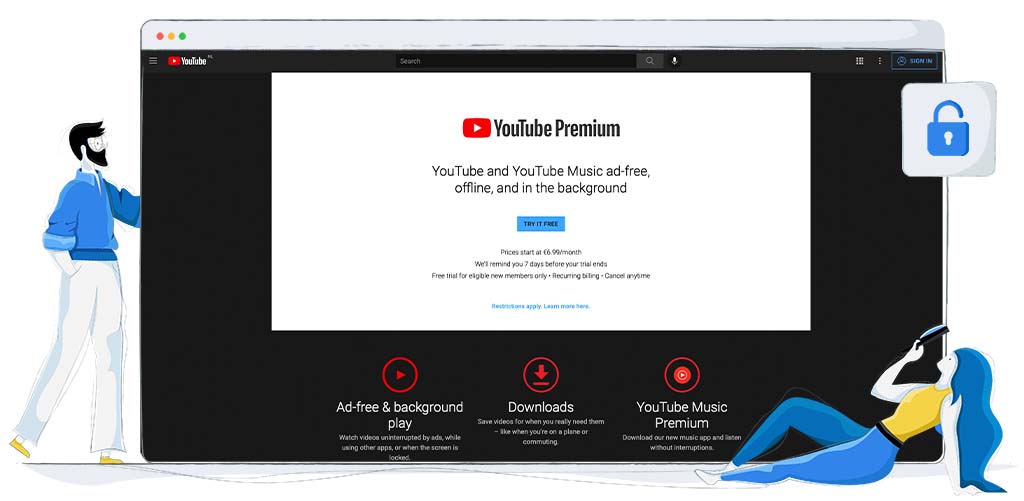 Youtube Premium - streaming oryginalnych treści