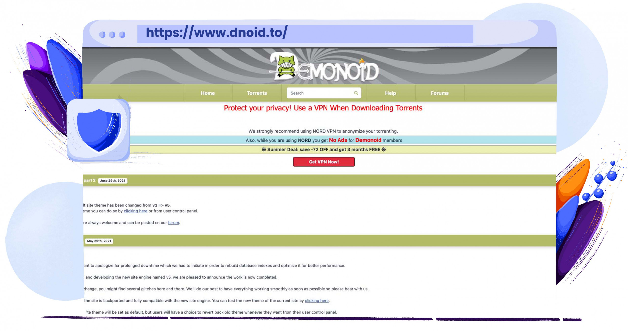 Demonoid torrenting files for 17 years