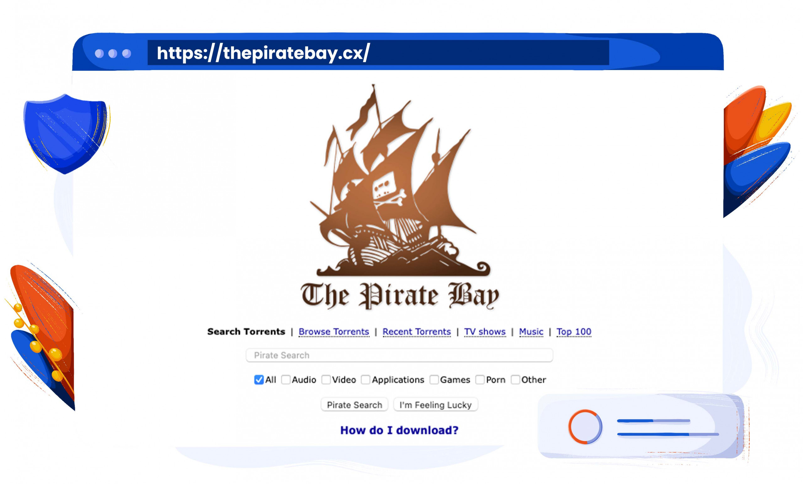 The Pirate Bay is one of the first torrenting sites