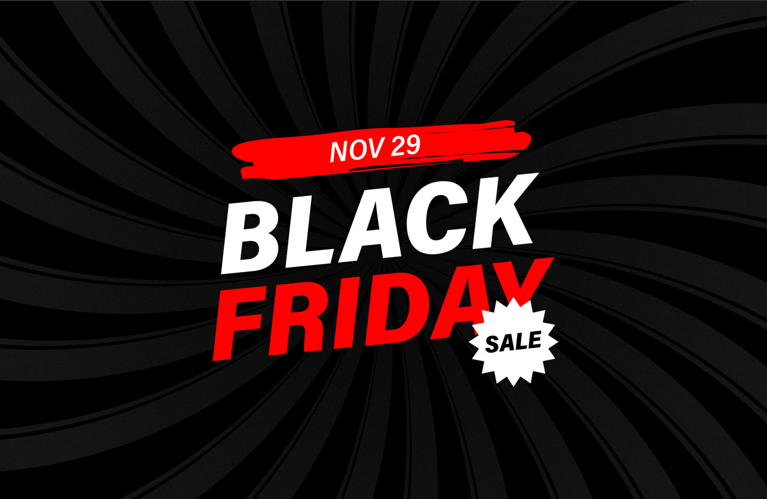 banner for Black Friday VPN sale