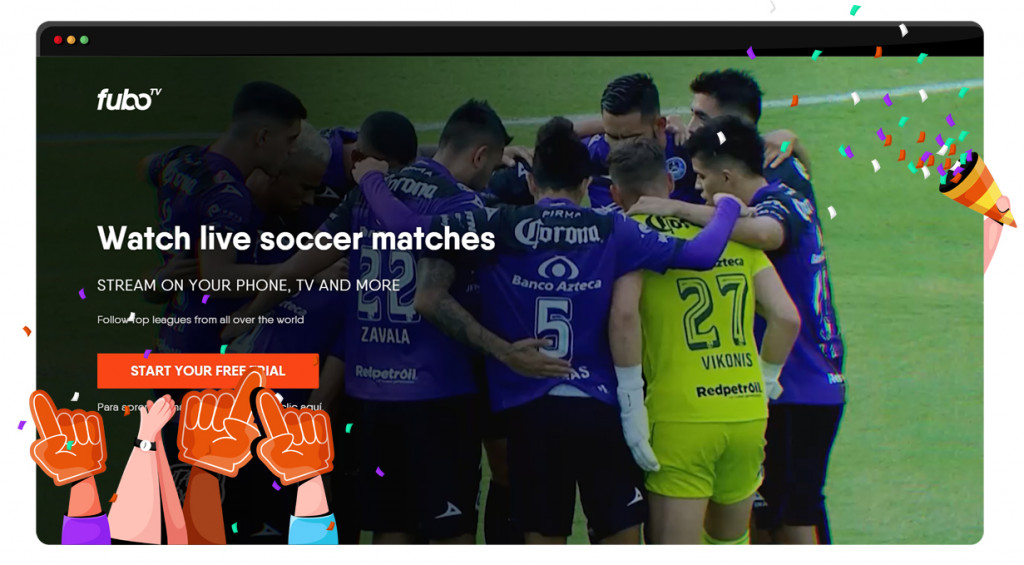 Soccer streaming on fuboTV
