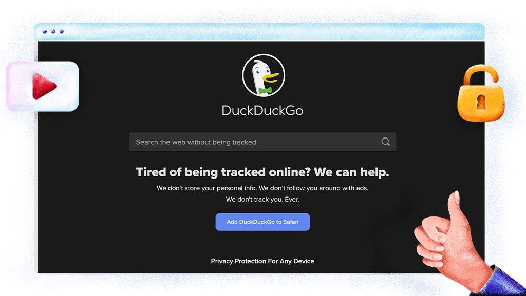 Gebruik DuckduckGo voor toegang tot geblokkeerde sites