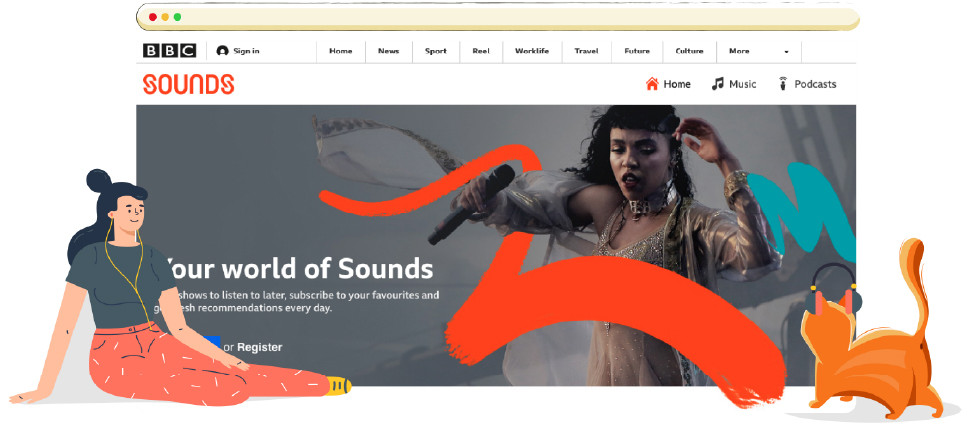 BBC Sounds, voormalig BBC iPlayer Radio