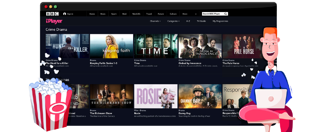 BBC iPlayer transmite series de televisión exclusivas