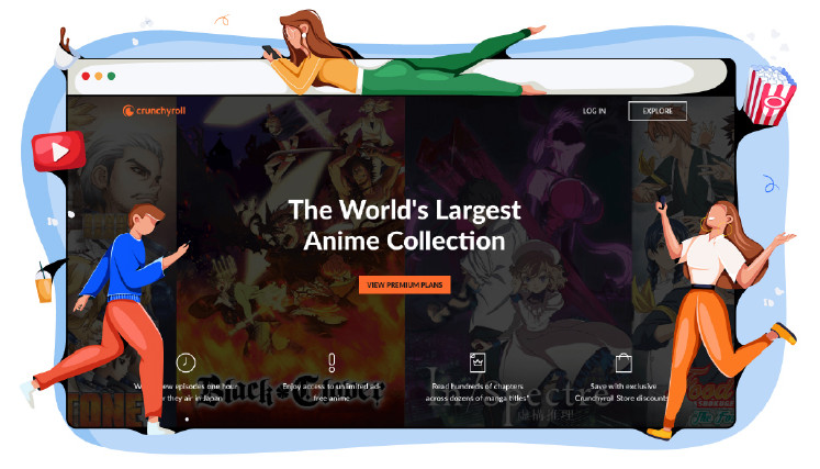 Crunchyroll, une plateforme de diffusion d'anime