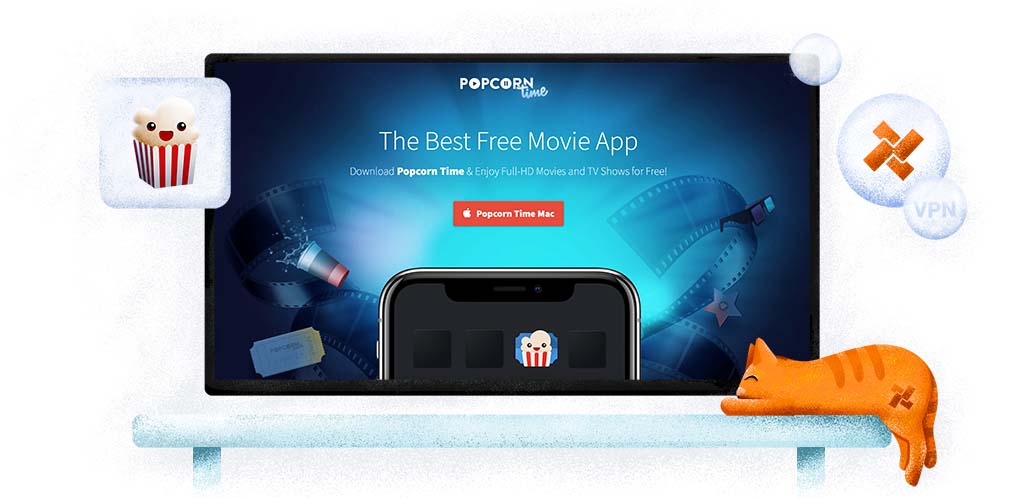 Gebruik Popcorn Time met een VPN