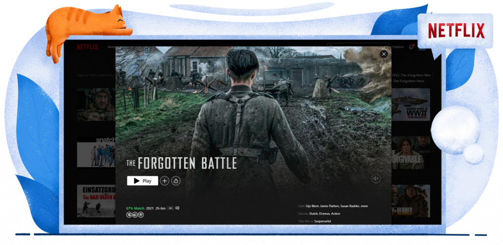 The Forgotten Battle film op Netflix