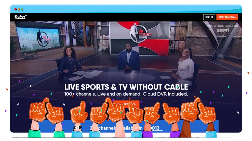 fuboTV Sport-Streaming-Plattform 
