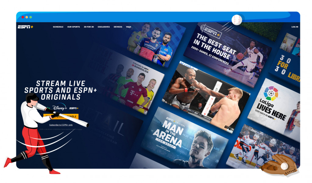 Sport-Streaming-Plattform ESPN Plus