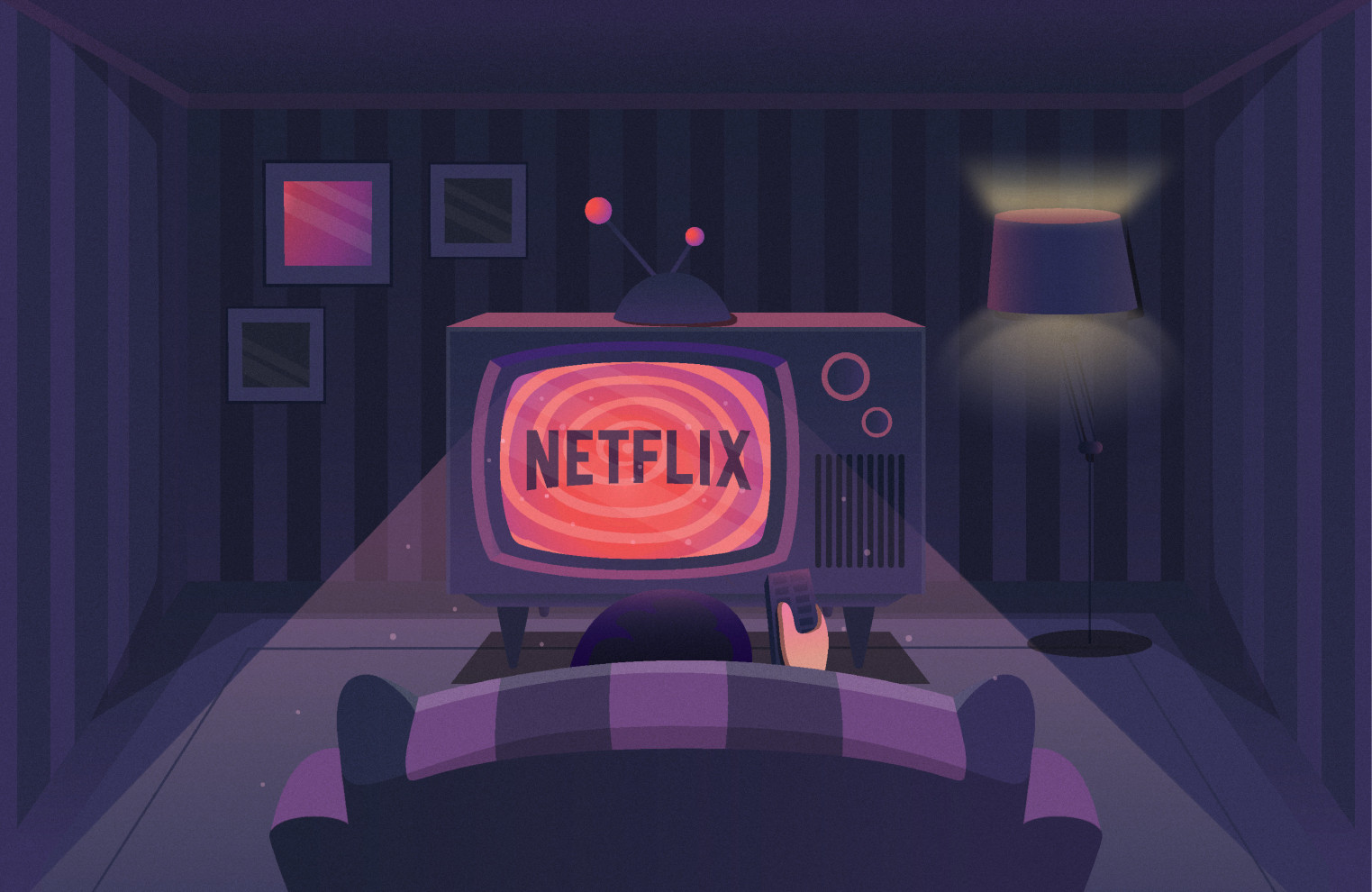 watch Netflix with vpn illustration