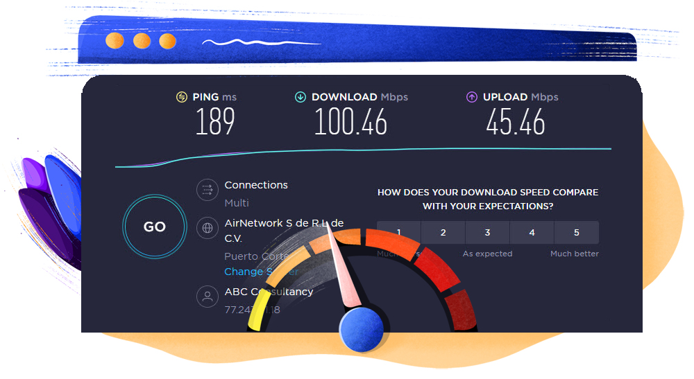 BlufVPN Estonian server speed test