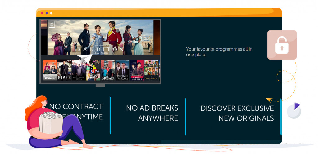 Programmi ITV e BBC in streaming su BritBox