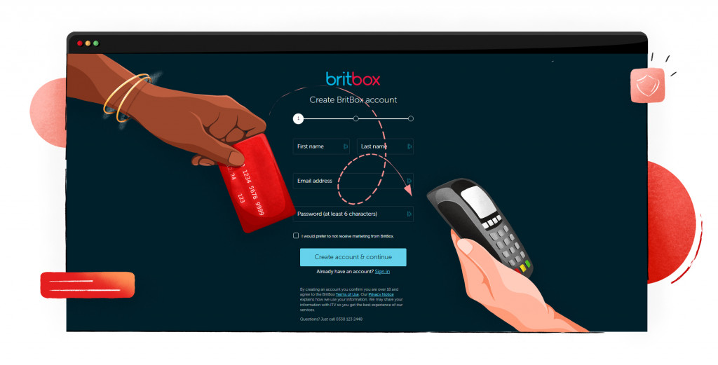 Een account aanmaken op het BritBox streaming platform