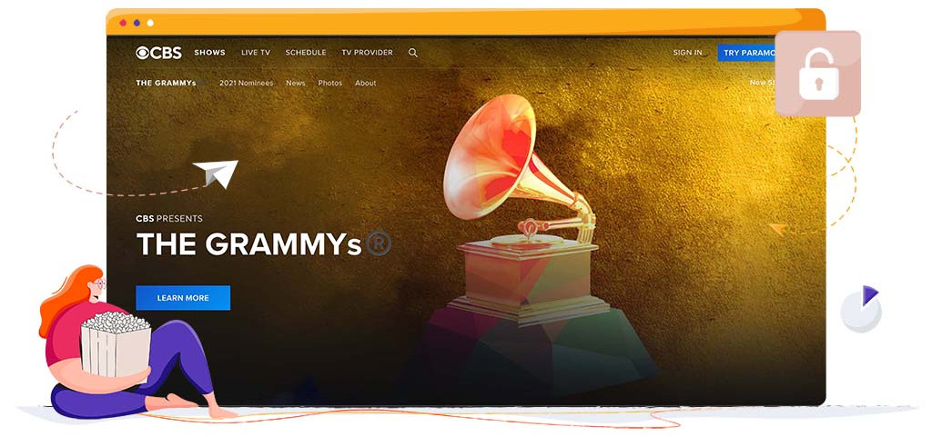 CBS transmite los Grammys