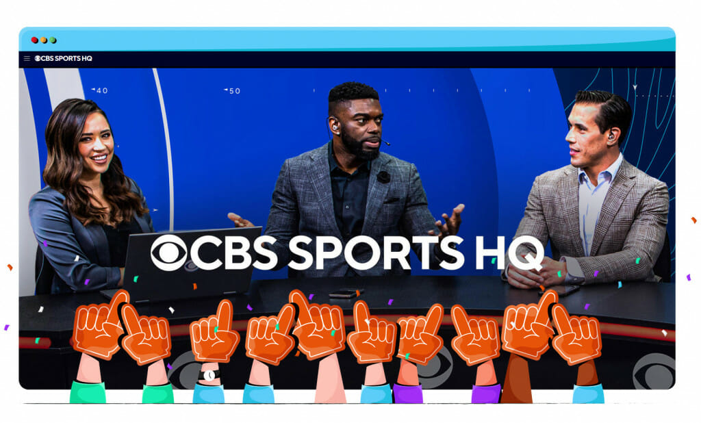 Sport streaming a CBS-en