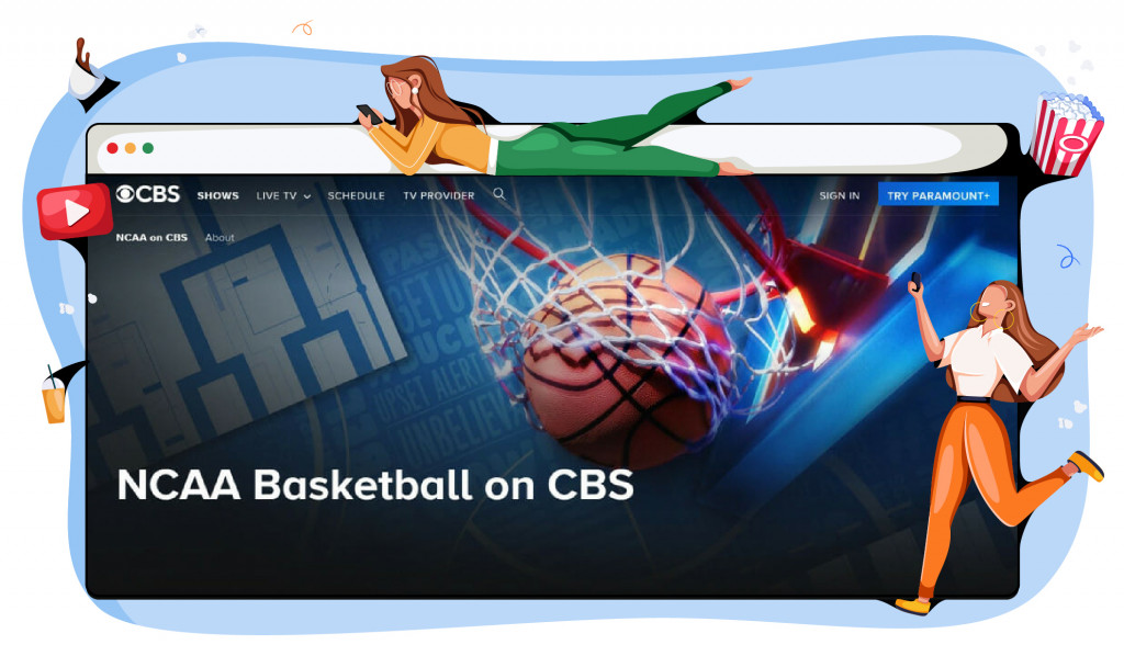 CBS transmite el Campeonato de Baloncesto de la NCAA