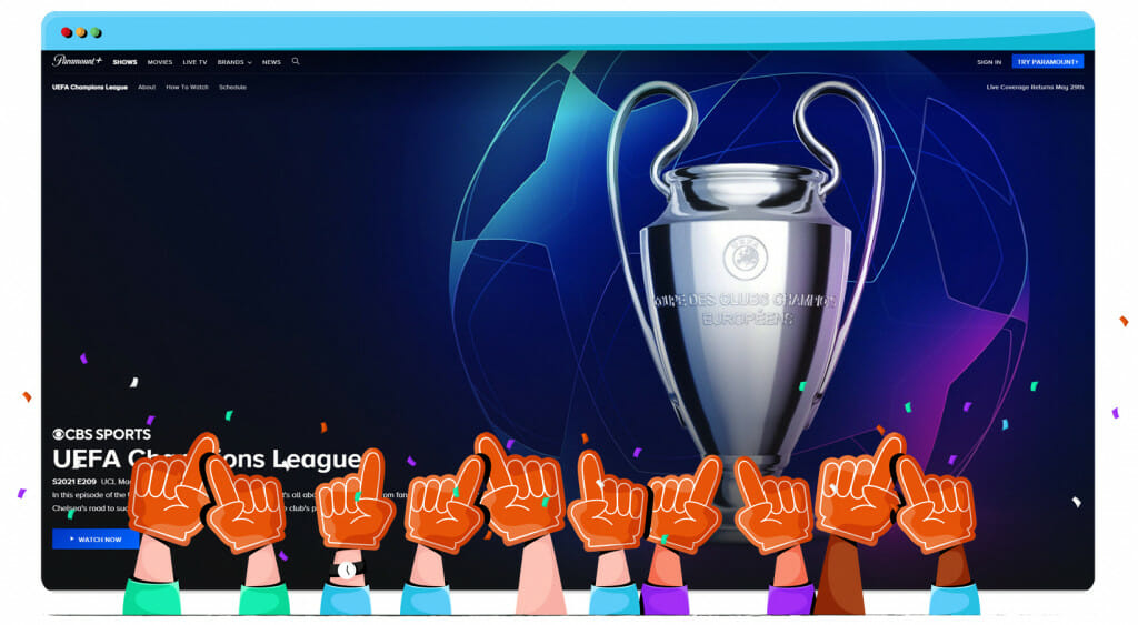 UEFA Champions League 2021 streaming op Paramount Plus