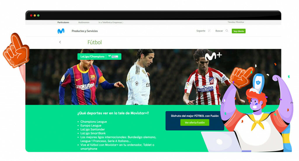 Streaming de la UEFA Champions League en Movistar