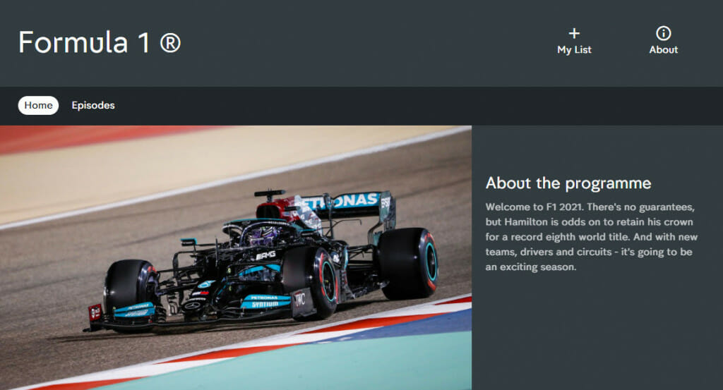 Formula 1 streaming on Channel 4