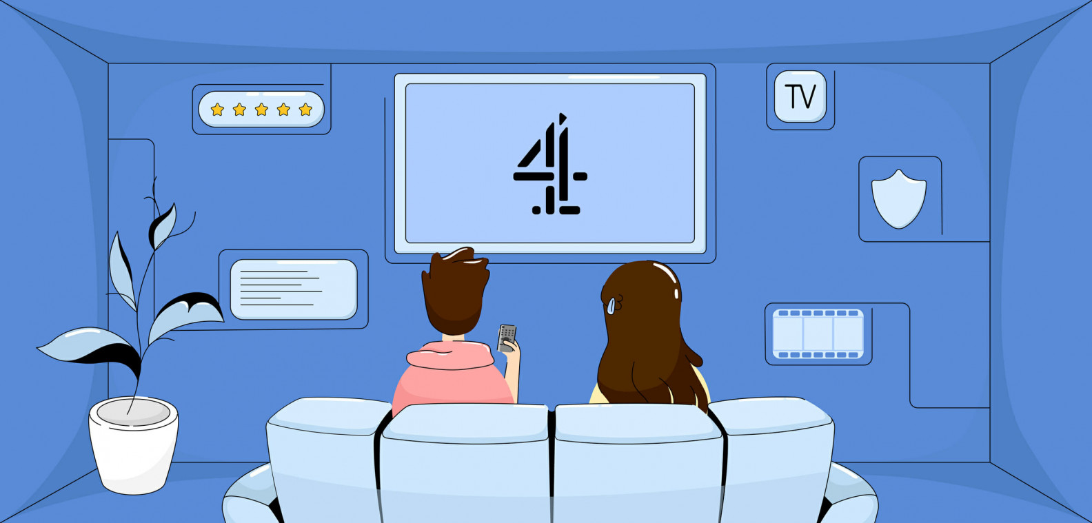 Kijken naar Channel 4 in Nederland