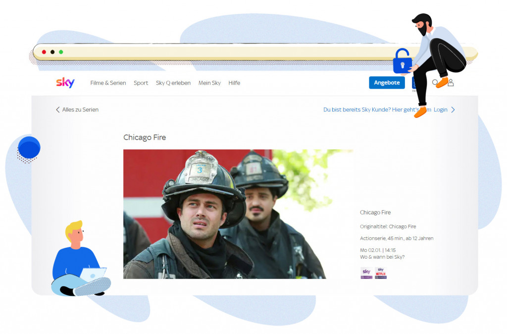 Chicago Fire Streaming auf Sky in Deutschland