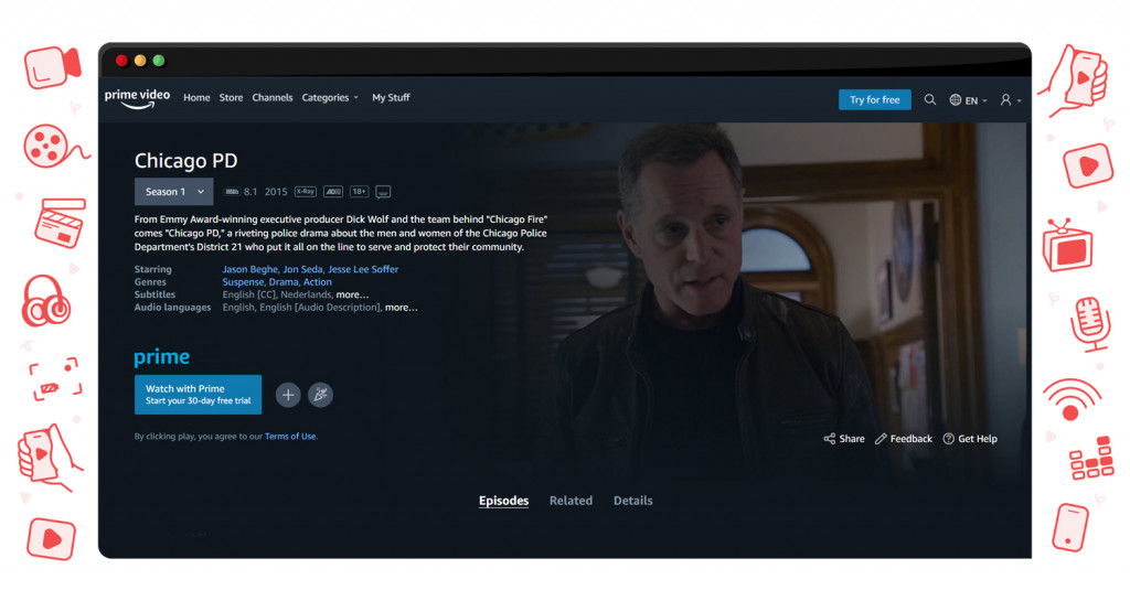 Chicago P.D. streaming op Amazon Prime Video