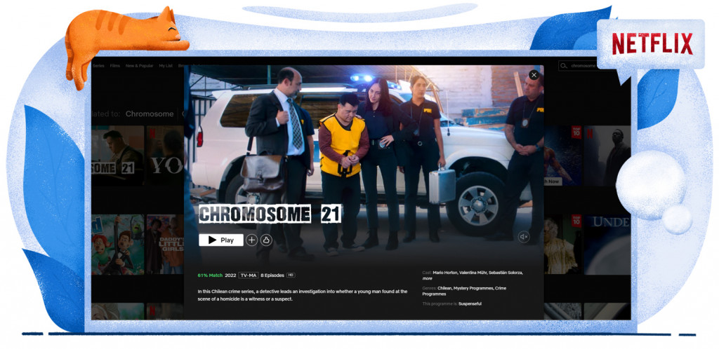 Chromosome 21 streamen op Amerikaanse Netflix