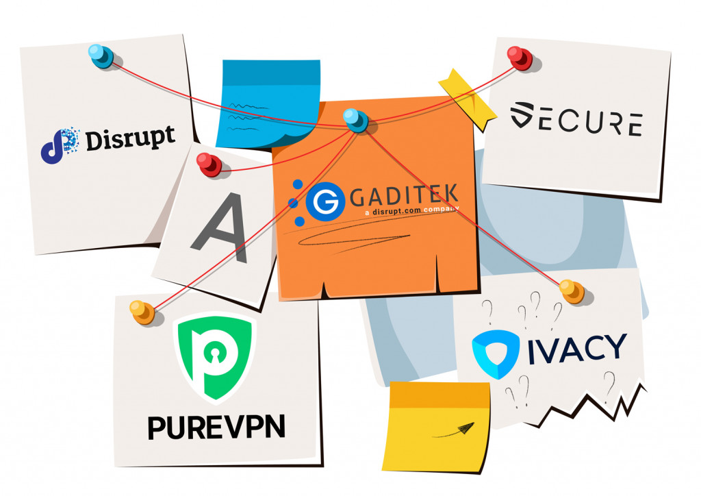 Gaditek owned VPN brands