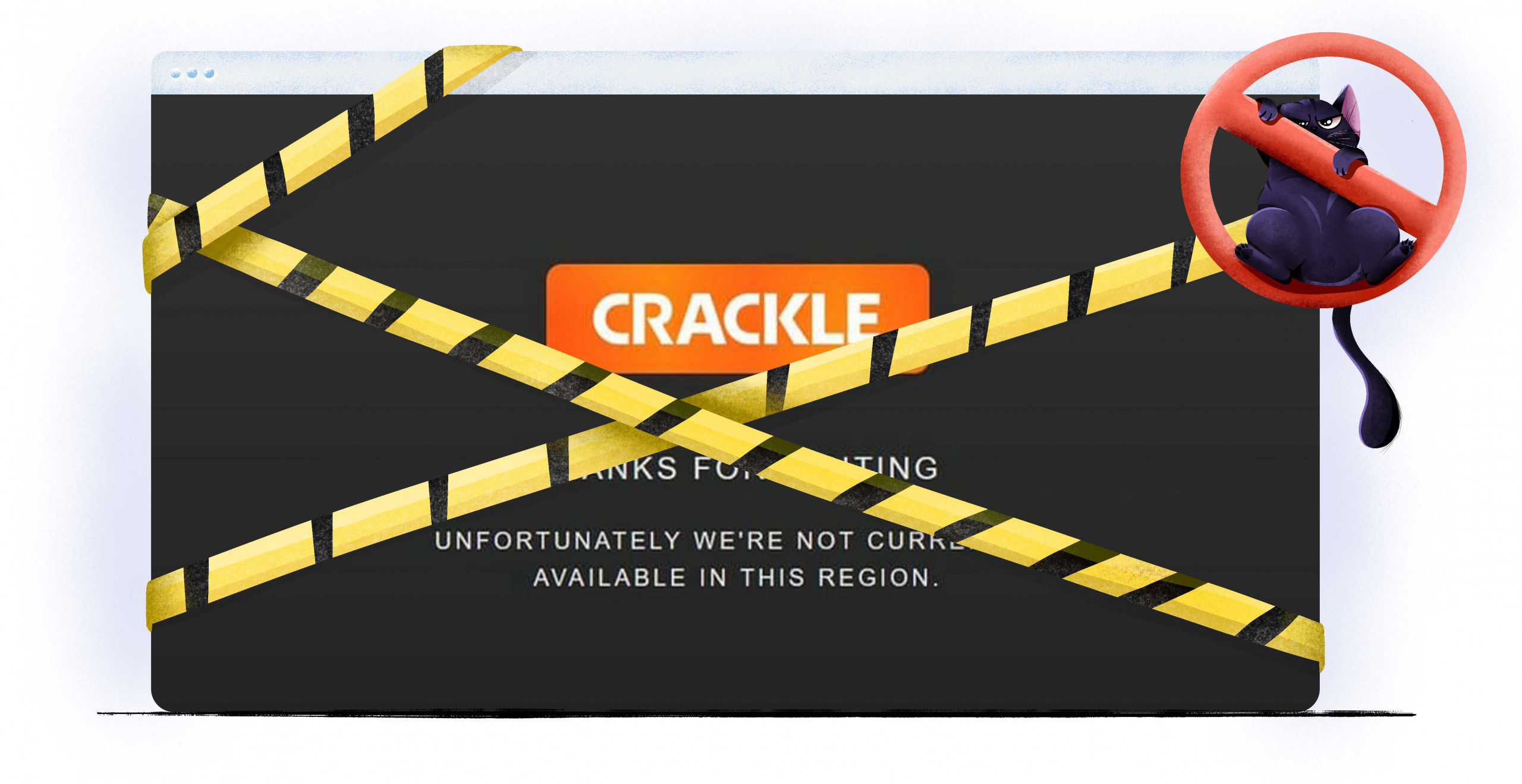 Crackle is blocked in India