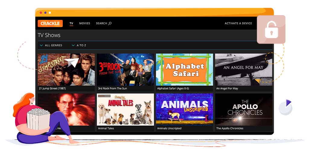 Crackle, darmowa platforma streamingowa