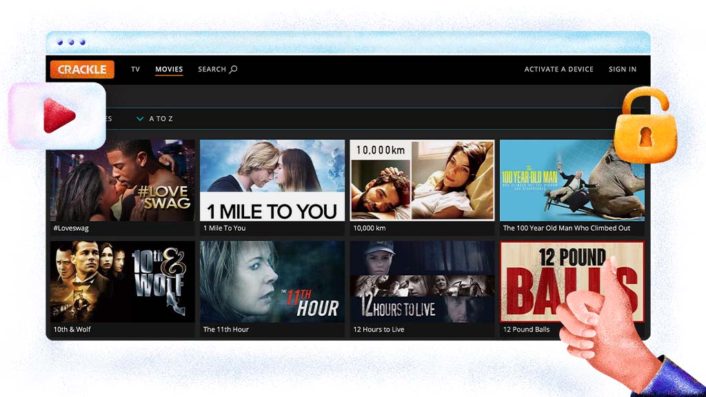 Crackle gratis films streamen