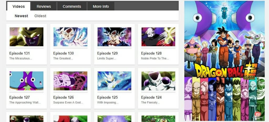 Dragon Ball Super nel catalogo USA