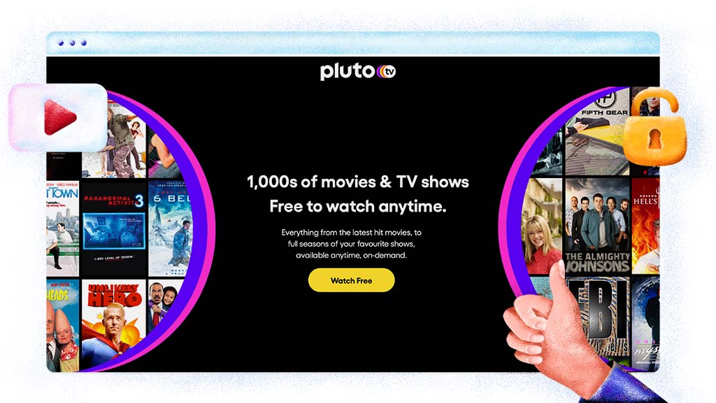 PlutoTV free streaming platform